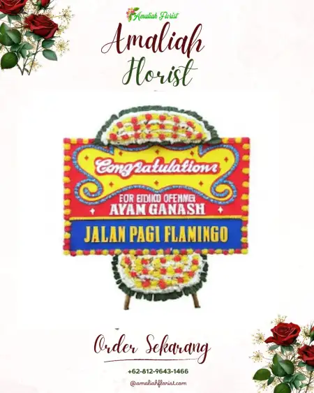 Sewa Papan Bunga Kembang Seri